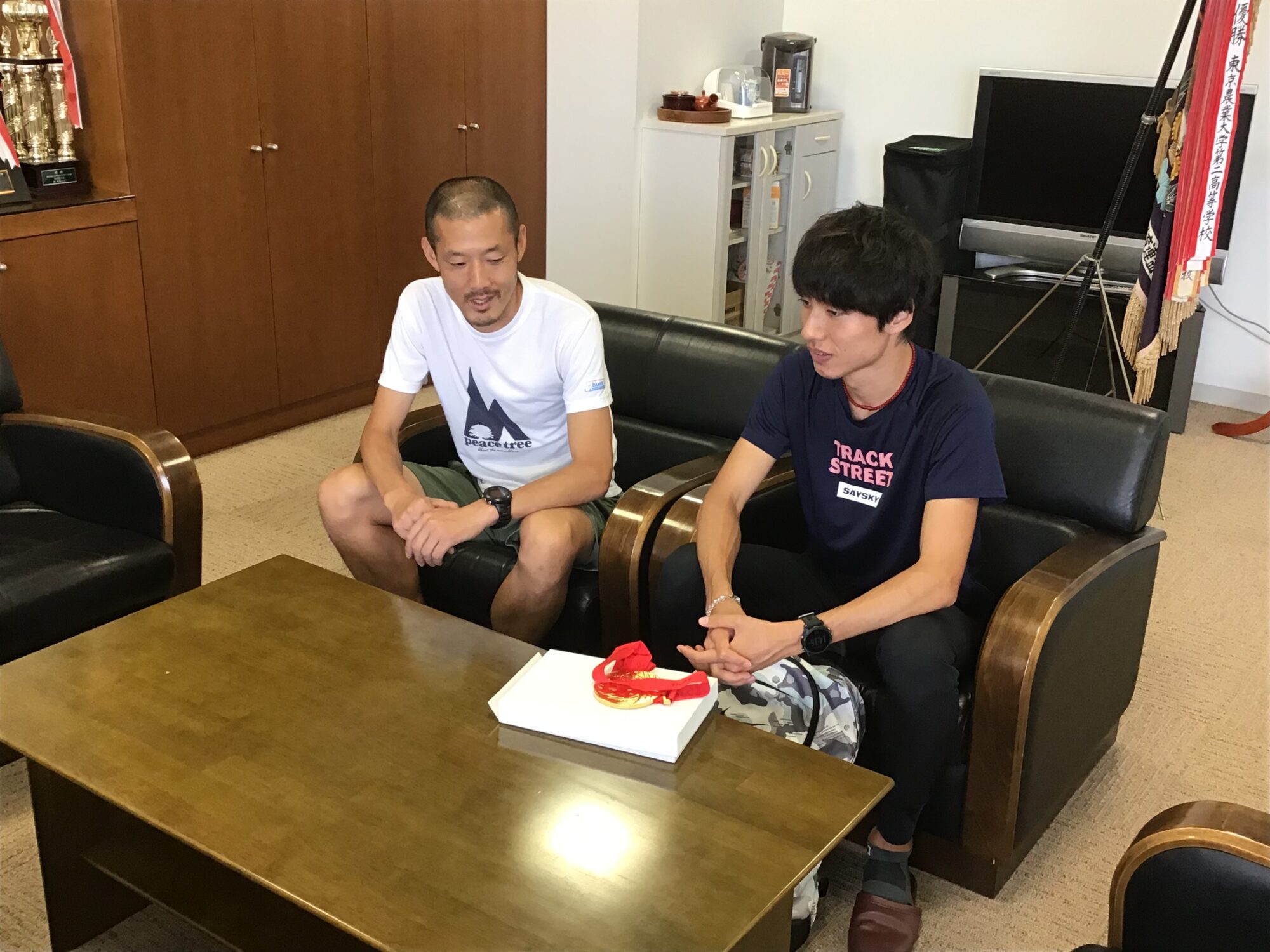 陸上日本選手権 1500m優勝 戸田さん 来校 東京農業大学第二高等学校